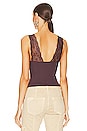 view 3 of 4 X Intimately FP Power Play Cami in Chocolate Merlot