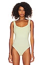 view 2 of 5 X Intimately FP Clean Lines Bodysuit in Lime Sorbetto