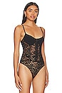 view 3 of 5 X Intimately FP Lace Night Rhythm Bodysuit in Black