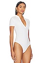 view 3 of 5 X Intimately FP Serve Bodysuit in White
