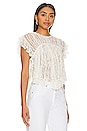 view 2 of 4 Lucea Lace Top in Optic White