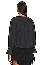 view 3 of 4 TOP BRODÉ FREE PEOPLE MAISIE in Black