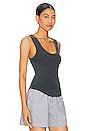 view 2 of 4 x Revolve Kate Scoop Tank in Black