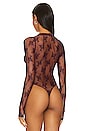 view 4 of 5 x Intimately FP Light Year Bodysuit In Precious Wine in Precious Wine