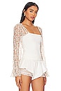 view 2 of 4 x Intimately FP Gimme Butterflies Long Sleeve Top In Ivory Combo in Ivory Combo
