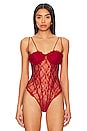 view 2 of 5 x Intimately FP If You Dare Bodysuit In Cranberry in : Cranberry