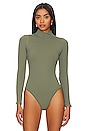 view 2 of 5 x Intimately FP Xyz Recycled Turtleneck Bodysuit In Army in Army