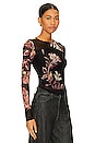 view 2 of 4 Bettys Garden Top in Black Combo