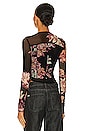 view 3 of 4 Bettys Garden Top in Black Combo