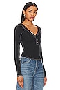 view 2 of 4 x Revolve Coffee Chat Top In Black in Black