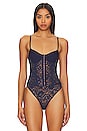 view 2 of 5 x Intimately FP Lace Night Rhythm Bodysuit In Jazzberry in Jazzberry