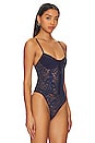 view 3 of 5 x Intimately FP Lace Night Rhythm Bodysuit In Jazzberry in Jazzberry