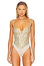 view 2 of 6 x Intimately FP Sparks Fly Bodysuit In Gold in Gold