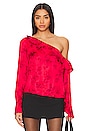 view 1 of 4 These Nights Blouse in Red Combo