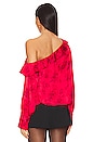 view 3 of 4 These Nights Blouse in Red Combo