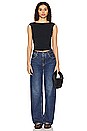 thumbnail image 2 of BodyZone Women's Love Collection Tiny Low Back Tee - Beige Mine Print Casual T-Shirt 2 of 13