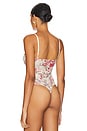 view 4 of 5 X Intimately FP Printed Night Rhythm Bodysuit in Vintage Combo