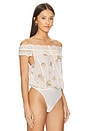 view 3 of 6 x REVOLVE Morning Call Bodysuit in Ivory Combo