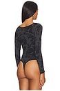 view 4 of 5 x Intimately FP Send Love Long Sleeve Bodysuit In Black in Black