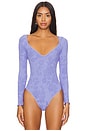 view 2 of 5 x Intimately FP Send Love Long Sleeve Bodysuit In Lolite in Lolite