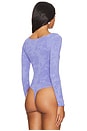 view 4 of 5 x Intimately FP Send Love Long Sleeve Bodysuit In Lolite in Lolite