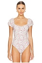 view 2 of 6 X Intimately FP Printed Bella Bodysuit in Floral Combo