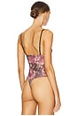 view 4 of 5 x Intimately FP Printed Night Rhythm Bodysuit in Shaved Chocolate Combo