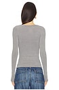 view 3 of 4 x Intimately FP Clean Slate Seamless Layering Top In Heather Grey in Heather Grey