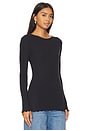 view 2 of 4 x Intimately FP Long Nights Layering Top In Black in Black