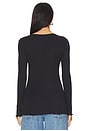 view 3 of 4 x Intimately FP Long Nights Layering Top In Black in Black