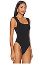 view 3 of 5 x Intimately FP Luna Square Neck Bodysuit in Black