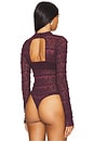 view 4 of 5 x Intimately FP Angelina Bodysuit in Wine Tasting