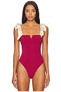 view 2 of 6 x Intimately FP Printed Lola Bodysuit in Earth Red