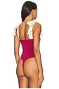 view 4 of 6 x Intimately FP Printed Lola Bodysuit in Earth Red