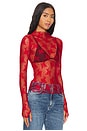 view 2 of 5 x Intimately FP Lady Lux Layering Top in Red Racer