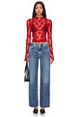 Free People x Intimately FP Lady Lux Layering Top in Red Racer | REVOLVE