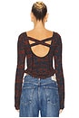 view 3 of 4 Melanie Long Sleeve Top in Night Combo