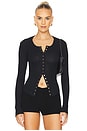 view 1 of 5 x Intimately FP Going Places Cardi In Black in Black