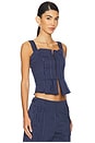 view 2 of 4 FREE PEOPLE HOLD YOU CLOSE 코르셋 in Blue Combo