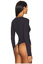 view 4 of 5 x Intimately FP Victoria Plunge Bodysuit In Black in Black