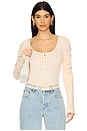 view 1 of 5 Hope Henley Top in Strawberry Float