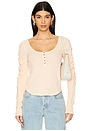 view 2 of 5 Hope Henley Top in Strawberry Float
