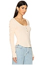 view 3 of 5 Hope Henley Top in Strawberry Float