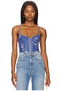 view 1 of 5 x Intimately FP Printed Night Rhythm Bodysuit in Blue Floral Combo