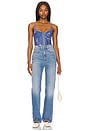 view 5 of 5 x Intimately FP Printed Night Rhythm Bodysuit in Blue Floral Combo