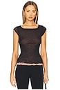 view 1 of 4 x Intimately FP Double Take Mesh Tee in Black Combo