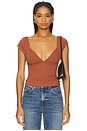 view 1 of 4 x Intimately FP Duo Corset Cami in Chocolate Malt