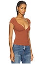 view 2 of 4 x Intimately FP Duo Corset Cami in Chocolate Malt