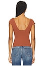 view 3 of 4 x Intimately FP Duo Corset Cami in Chocolate Malt