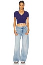view 4 of 4 FREE PEOPLE CASSIE 가디건 in Indigo